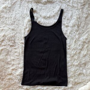 Eileen Fisher Sleek Black Tank Top